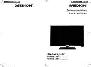 Manual Medion LIFE P13448 (MD 21448) LED Television