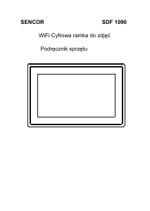 Instrukcja Sencor SDF 1090 B Ramka cyfrowa