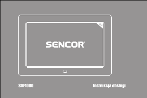 Instrukcja Sencor SDF 1080 W Ramka cyfrowa