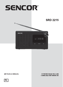 Instrukcja Sencor SRD 2215 Radio