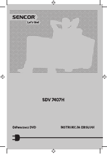 Instrukcja Sencor SDV 7407H Odtwarzacz DVD