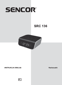 Instrukcja Sencor SRC 136 B Radiobudzik