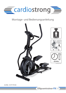 Bedienungsanleitung Cardiostrong FX30 Crosstrainer