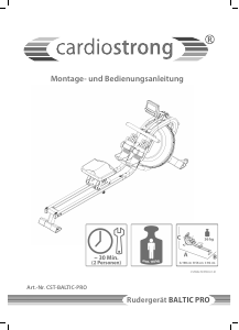 Bedienungsanleitung Cardiostrong Baltic Pro Rudergerät