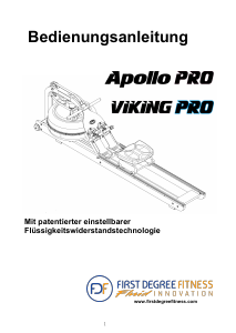 Bedienungsanleitung First Degree Fitness Apollo Pro Rudergerät