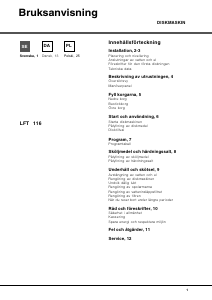 Bruksanvisning Hotpoint-Ariston LFT 116A Diskmaskin