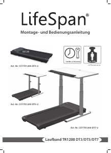 Bedienungsanleitung Lifespan TR1200 DT5 Laufband