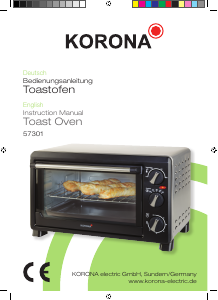 Bedienungsanleitung Korona 57301 Backofen