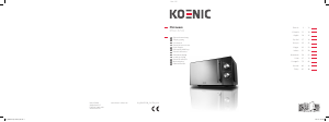 Manual de uso Koenic KMW 1221 B Microondas