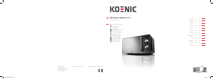 Használati útmutató Koenic KMW 2221 B Mikrohullámú sütő