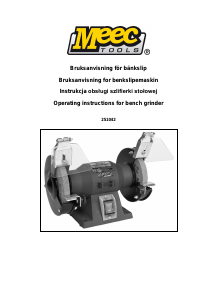 Instrukcja Meec Tools 251-042 Szlifierka stołowa