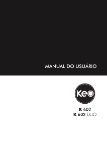 Manual Keo K 602 Telefone sem fio