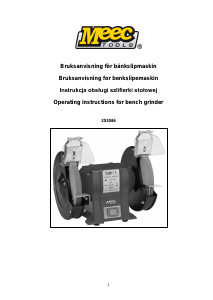 Instrukcja Meec Tools 251-046 Szlifierka stołowa