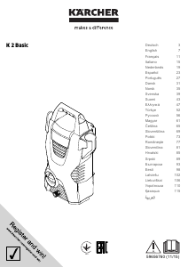 Handleiding Kärcher K2 Basic Hogedrukreiniger