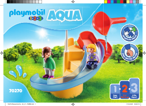 Handleiding Playmobil set 70270 1-2-3 Waterglijbaan