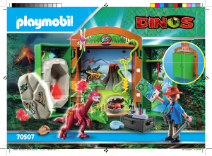 Brugsanvisning Playmobil set 70507 Adventure Legekasse dinoforsker