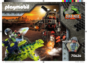 Instrukcja Playmobil set 70626 Dino Rise Sajchania odparcie ataku