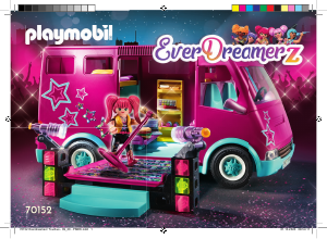 Manual Playmobil set 70152 EverDreamerz Tour bus