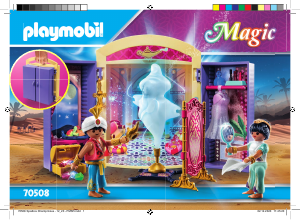 Manuale Playmobil set 70508 Fairy Tales Play box 'principessa d'oriente con genio'