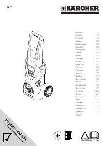 Manual Kärcher K2 Pressure Washer