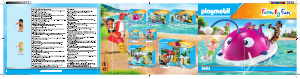 Manual Playmobil set 70613 Leisure Swimming island