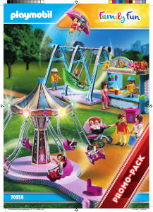 Manual Playmobil set 70558 Leisure Large county fair
