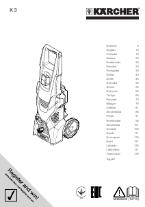 Manual Kärcher K3 Pressure Washer