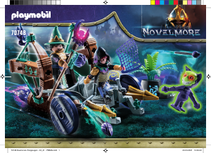 Mode d’emploi Playmobil set 70748 Novelmore Violet vale - véhicule catapulte