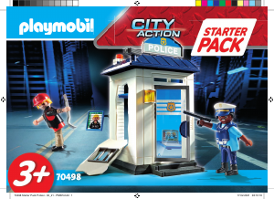 Mode d’emploi Playmobil set 70498 Police Starter pack bureau de police