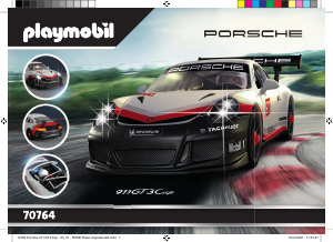 Vadovas Playmobil set 70764 Promotional Porsche 911 GT3 cup