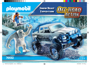 Bedienungsanleitung Playmobil set 70532 Racing Schnee Expedition Off-Road Truck