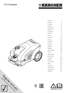 Rokasgrāmata Kärcher K4 Compact Augstspiediena mazgātājs