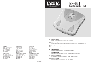 Manual Tanita BF-664 Scale