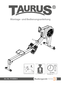 Bedienungsanleitung Taurus Row X Rudergerät