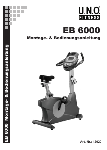 Bedienungsanleitung UNO Fitness EB 6000 Heimtrainer
