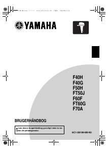 Brugsanvisning Yamaha F50H (2013) Påhængsmotor