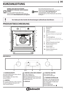 Bedienungsanleitung Bauknecht BAK3 KP8V IN Backofen