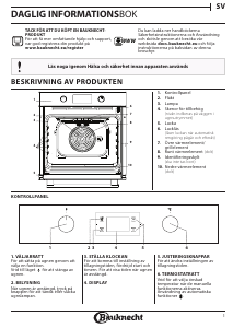 Bruksanvisning Bauknecht BAK3 KP8V IN Ugn