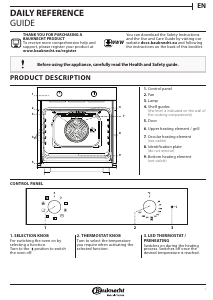 Manual Bauknecht BAK3 NN8F IN1 Oven