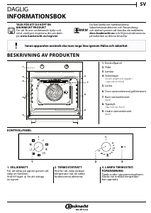 Bruksanvisning Bauknecht BAK3 NN8F IN1 Ugn