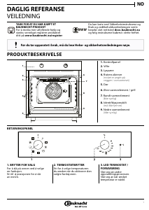 Bruksanvisning Bauknecht BAK3 NN8F IN1 Ovn