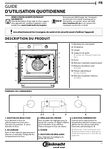 Mode d’emploi Bauknecht BAR2 KH8V2 IN Four