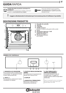 Manuale Bauknecht BAR2 KN5V IN Forno