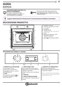 Manuale Bauknecht BAR2S K8 V2 IN Forno