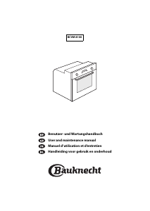 Handleiding Bauknecht BCVM 8100/ PT Oven
