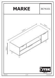 Handleiding JYSK Marke TV meubel