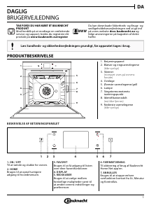 Brugsanvisning Bauknecht BIK11 FH8TS2 PT Ovn