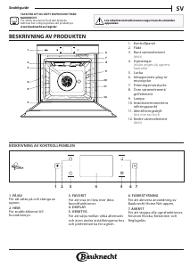 Bruksanvisning Bauknecht BIK11 FPH8TS2 PT Ugn