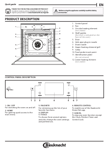 Manual Bauknecht BIK11 FPH8TS2 PT Oven