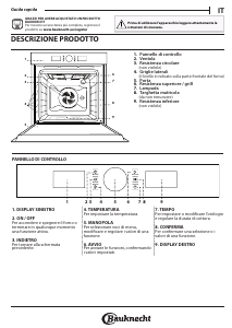 Manuale Bauknecht BIK5 DP8FS PT Forno